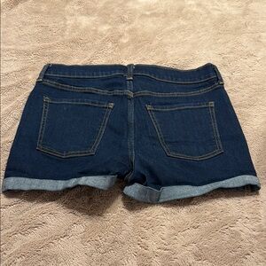 Old Navy Blue Jean Shorts with Rolled Cuff and Fitted Design